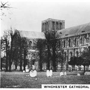 Winchester Cathedral, Hampshire, 1937