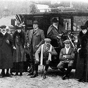 A Winter Days Shooting at Sandringham, Norfolk, c1902-1910 (1910)