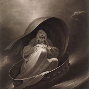 A Witch Sailing to Aleppo in a Sieve, December 1, 1807. Creator: Charles Turner