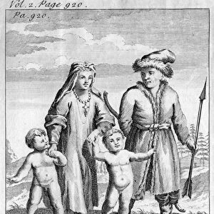 Wogulski Tartars on the Frontiers of Siberia, c1740