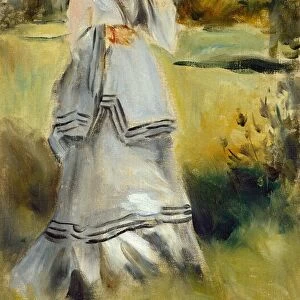 Woman in a Park, 1866. Creator: Pierre-Auguste Renoir