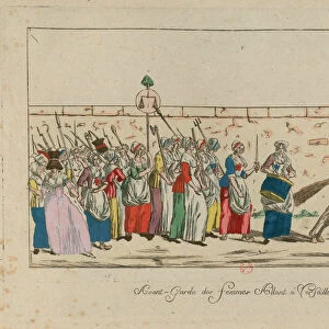 The Womens March on Versailles, 5 October 1789, 1789. Creator: Anonymous