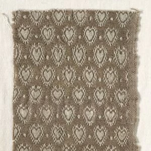 Wool and Linen Compound Textile, 17th century. Creator: Unknown