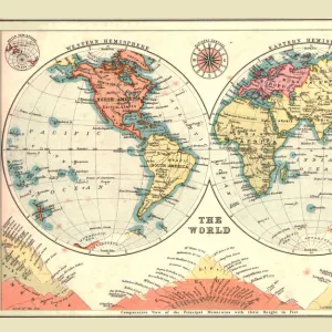 The World in Hemispheres, 1902. Creator: Unknown