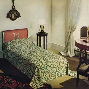 Woven cotton bedspread by Vantona Textiles Ltd. 1941