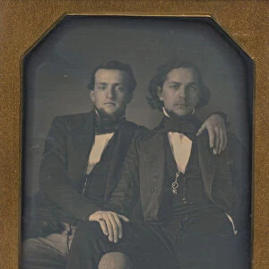Two Young Men, ca. 1850. Creator: Unknown