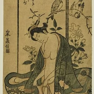 Young Woman Dressing, c. 1745 / 58. Creator: Yamamoto Yoshinobu