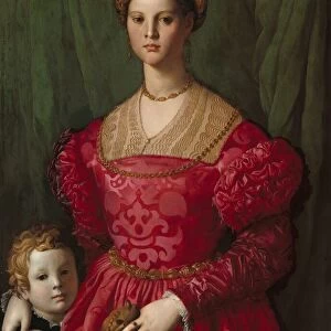 A Young Woman and Her Little Boy, c. 1540. Creator: Agnolo Bronzino