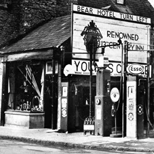 Youngs Garage at Woodstock in Oxfordshire, early 1950 s. Creator: Unknown