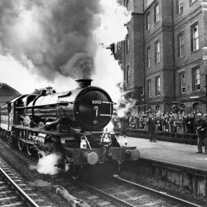 Steam Train Print at Paddington Station