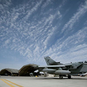 RAF Tornado GR4 at Kandahar Airfield in Afghanistan