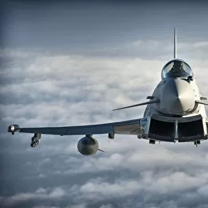 RAF Typhoon Aircraft During Exercise Capable Eagle