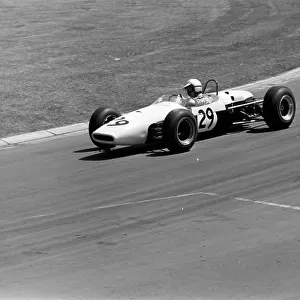 1966 Bromley Bowl Formula 3 Race. Crystal Palace, Great Britain. 30th May 1966. Chris Irwin, Brabham BT18 - Ford, 1st position, action. World Copyright: LAT Photographic. Ref: L66_315_8