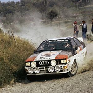 1982 World Rally Championship: Michele Mouton / Fabrizia Pons, 4th position, action