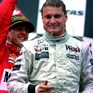 1997 AUSTRALIAN GP. David Coulthard wins in Melbourne