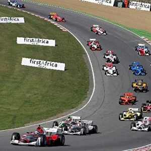 A1 Grand Prix: Action at the start of the race