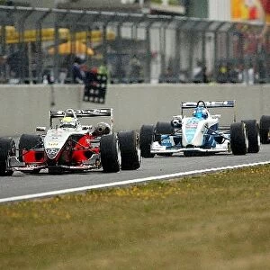 Euro F3 Championship: Charles Zwolsmann, Team Kolles Racing, Dallara-Mercedes, in front of Alexandros Margaritis, MB Racing Performance, Dallara-Opel
