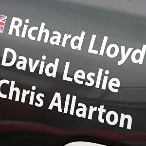 FIA GT3 European Championship: The APEX Motorsport team paid tribute on the side of the car to team owner Richard Lloyd, driver David Leslie