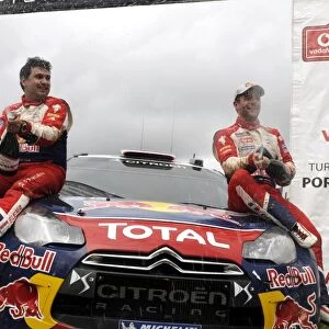 FIA World Rally Championship: Sebastien Loeb and Daniel Elena Citroen D3 WRC winners of the Power Stage
