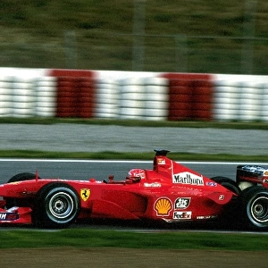 Formula One Testing: Michael Schumacher returns to the cockpit for the first time since Malaysia 2000