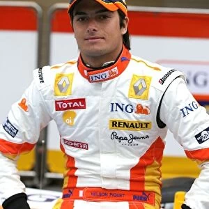 Formula One Testing: Nelson Piquet Jr. Renault at the launch