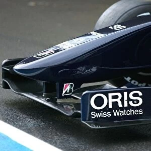 Formula One Testing: Williams FW31 front wing detail