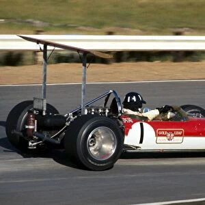 Formula One World Championship: 1968 World Champion Graham Hill, Lotus Cosworth 49B, qualified seventh and finished in second place