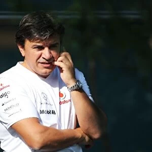 Formula One World Championship: Fabrizio Borra the trainer of Fernando Alonso