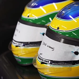 Formula One World Championship: Helmets for Bruno Senna Hispania Racing F1 Team
