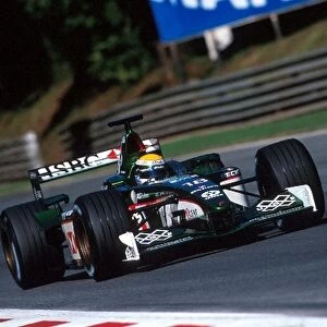 Formula One World Championship: James Courtney made his debut test in a Formula One car in a Jaguar Cosworth R2