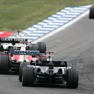 Formula One World Championship: Minardi race action