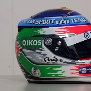 Formula One World Championship: New helmet design for Giancarlo Fisichella Renault