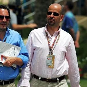 Formula One World Championship: Paul Berger, CEO Sports Marketing, and Abdullah Al Khouri, Communication and Administration Manager of Mubadala