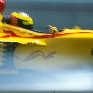Formula One World Championship: Ralf Schumacher, Jordan 197, 6th place locks up a wheel