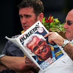Formula One World Championship: Simon Arkless, Champion Spark Plugs reads Red Bulletin