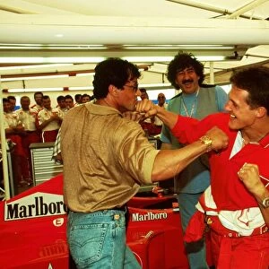 Formula One World Championship: Sylvester Stallone and Michael Schumacher Ferrari