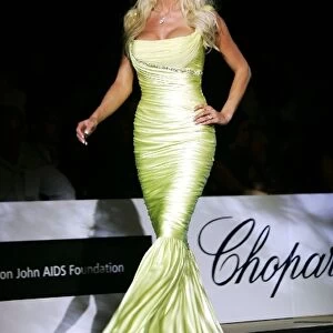 Formula One World Championship: Victoria Silvstedt Model at the Amber Fashion event