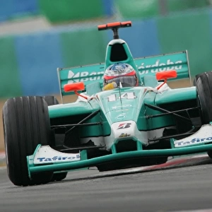 GP2: Jose Maria Lopez DAMS: GP2, Rd9 & Rd10 Practice, Magny-Cours, France, 1 July 2005