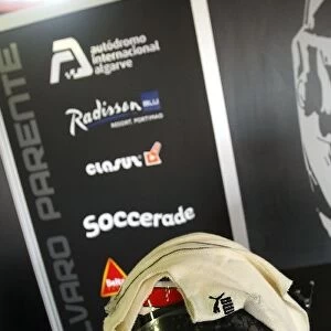 GP2 Series: Helmet of Alvaro Parente Ocean Racing Technology