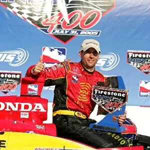 Indy Racing League: Bryan Herta wins the Firestone Indy 400, Michigan International Speedway, Brooklyn, MI, 31, Jly, 2005. 05irl11