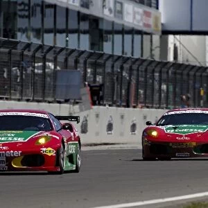 Le Mans Series: Stefano Zonca / Andrea Bellicchi / Marco Cioci GPC Sport Ferrari F430 GTC