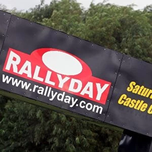 Rally Day Preview: A Rally Day banner: Rally Day Preview, Castle Combe, England