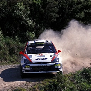 World Rally Championship: Colin McRae / Nicky Grist Ford Focus RS WRC 02, retired on day one