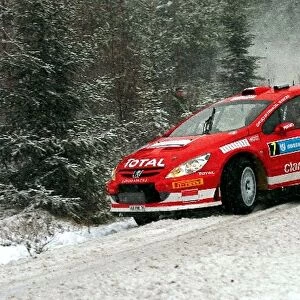 World Rally Championship: Marcus Gronholm / Timo Rautiainen Peugeot 307 WRC
