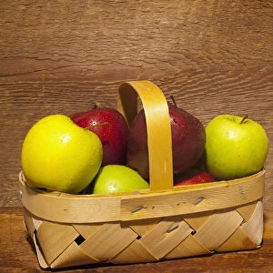Apples In A Basket; Waterloo, Quebec, Canada