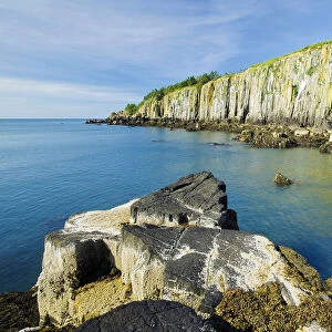 Basalt Rock Cliffs, Bay Of Fundy; Brier Island, Nova Scotia, Canada