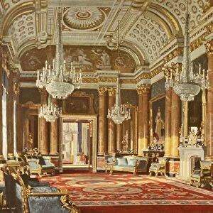 The Blue Drawing Room, Formerly The Ballroom, In Buckingham Palace, London, England. From The Book Buckingham Palace, Its Furniture, Decoration And History By H. Clifford Smith, Published 1931
