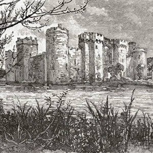 Bodiam Castle, Near Robertsbridge, East Sussex, England In The Late 19Th Century. From Our Own Country Published 1898