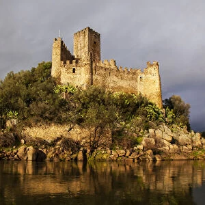 Castelo de Almourol on the Islet of Almoural in the River Tagus, Centro Region, Portugal
