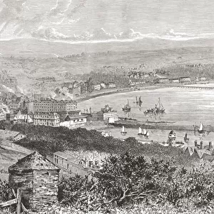 Douglas Bay, Isle Of Man, In The Late 19Th Century. From Our Own Country Published 1898